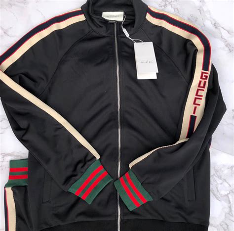 black gucci tracksuit womens|gucci full tracksuits.